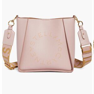 Stella McCartney Crossbody Bag PALE MAUVE W studded circular SM Logo